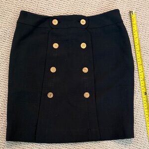 Navy J McLaughlin Pencil Skirt